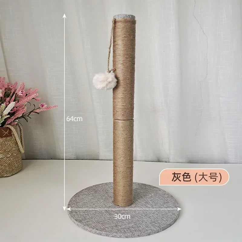 Arbre à chat en tour griffoir sisal et lin DIY - Modèle ClawMaster