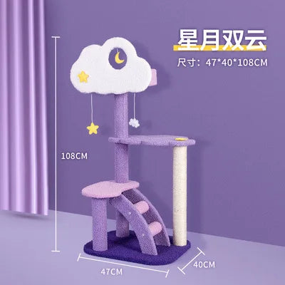 Arbre à chat nuage - Modèle : "RêveCéleste"