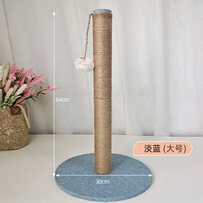 Arbre à chat en tour griffoir sisal et lin DIY - Modèle ClawMaster