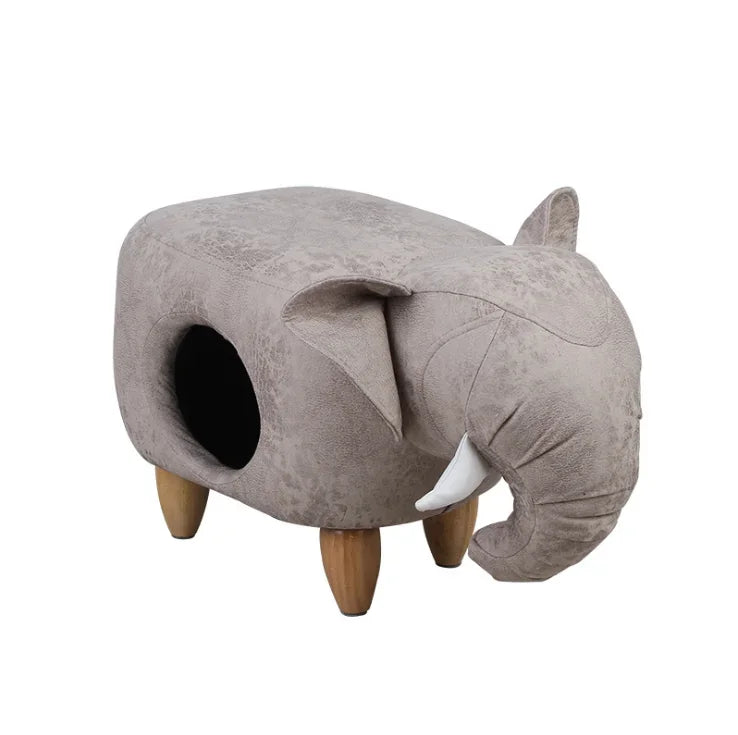 Arbre a chat design pouf en forme d'hippopotame - Modèle HippoHaven