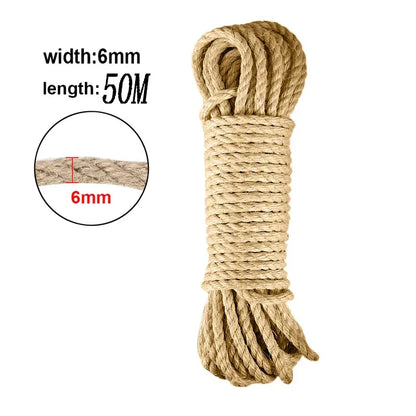 Corde de Sisal Naturel pour Griffoir de Chat - Modèle : "Griffonature"