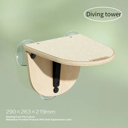 Plateforme fenêtre pour chat - Ventouse - Périscope