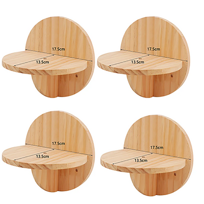 Arbre a chat pas cher mural bois - CheminFélin