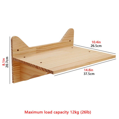 Arbre a chat mural - Maison, hamac, pont suspendu, perchoir - Collection : Ciel de Chat