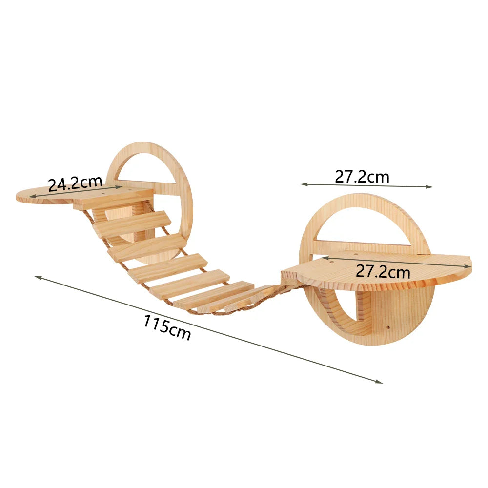 Maison en bois murale pour chat - MaisonPerchée