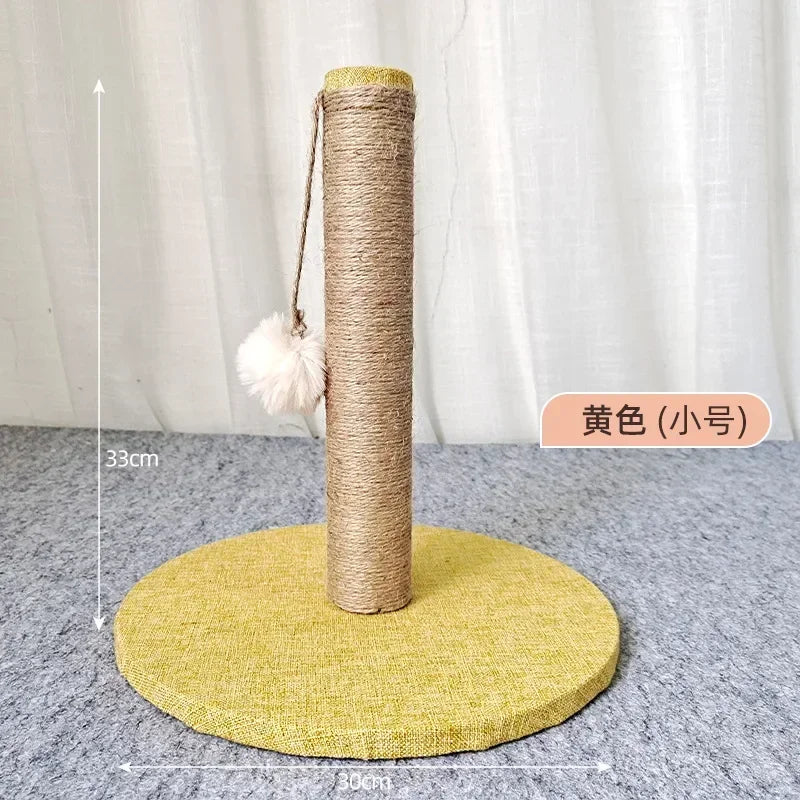 Arbre à chat en tour griffoir sisal et lin DIY - Modèle ClawMaster