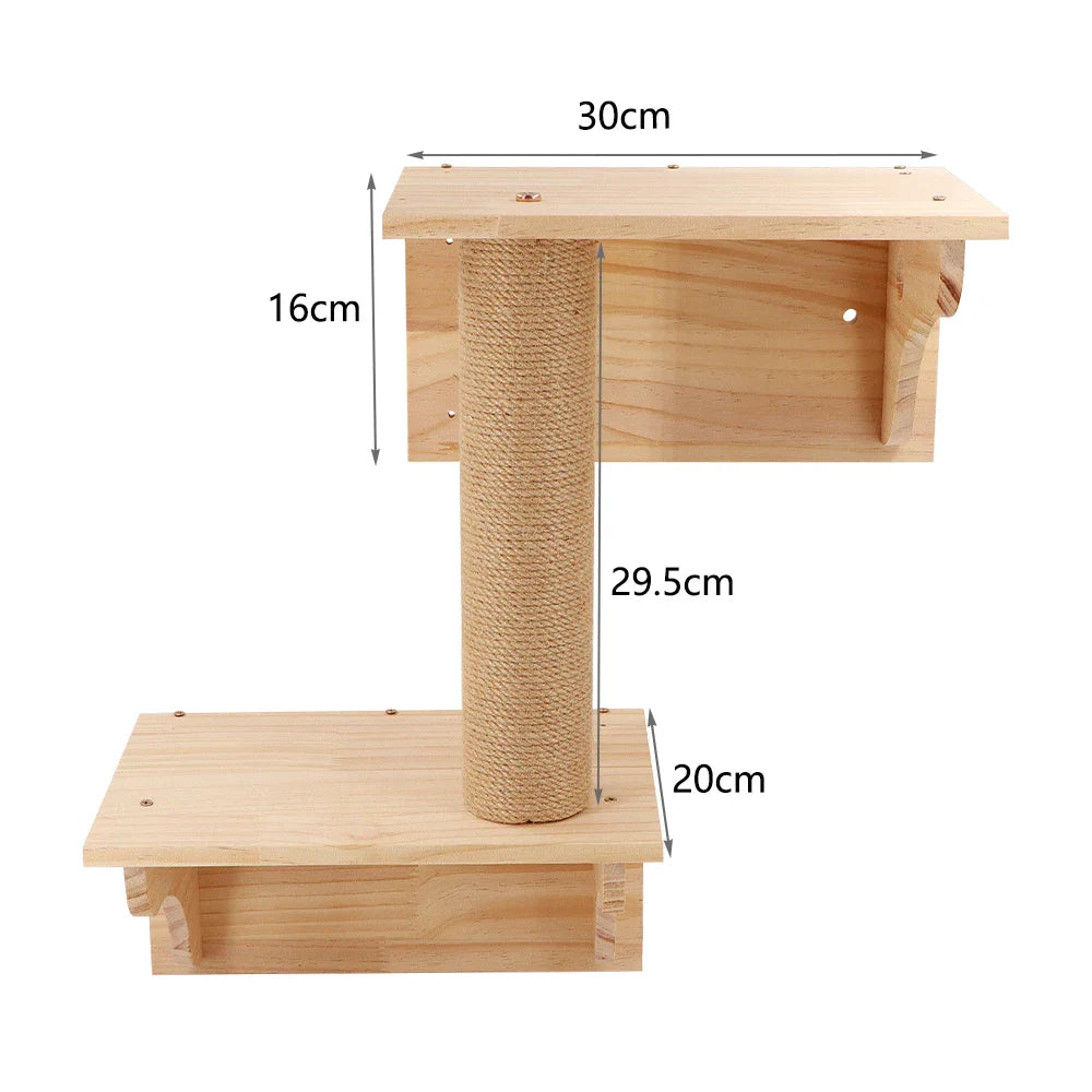 Maison en bois murale pour chat - MaisonPerchée