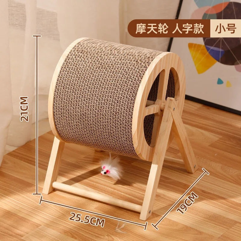 Roue d'Exercice pour Chat - Modèle "WhiskerWheel"
