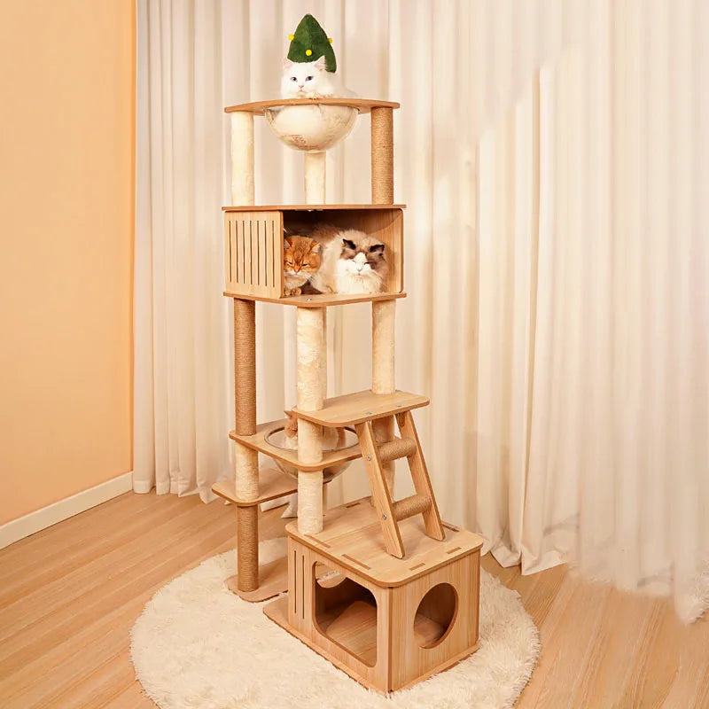 Arbre a chat design - Bois - Félissime