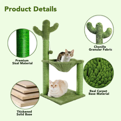 Arbre a chat Cactus - Vert - PurrCactus