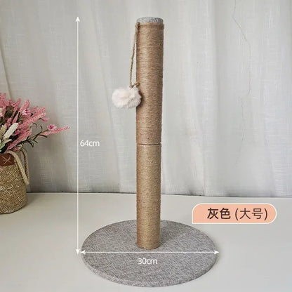 Arbre à chat en tour griffoir sisal et lin DIY - Modèle ClawMaster