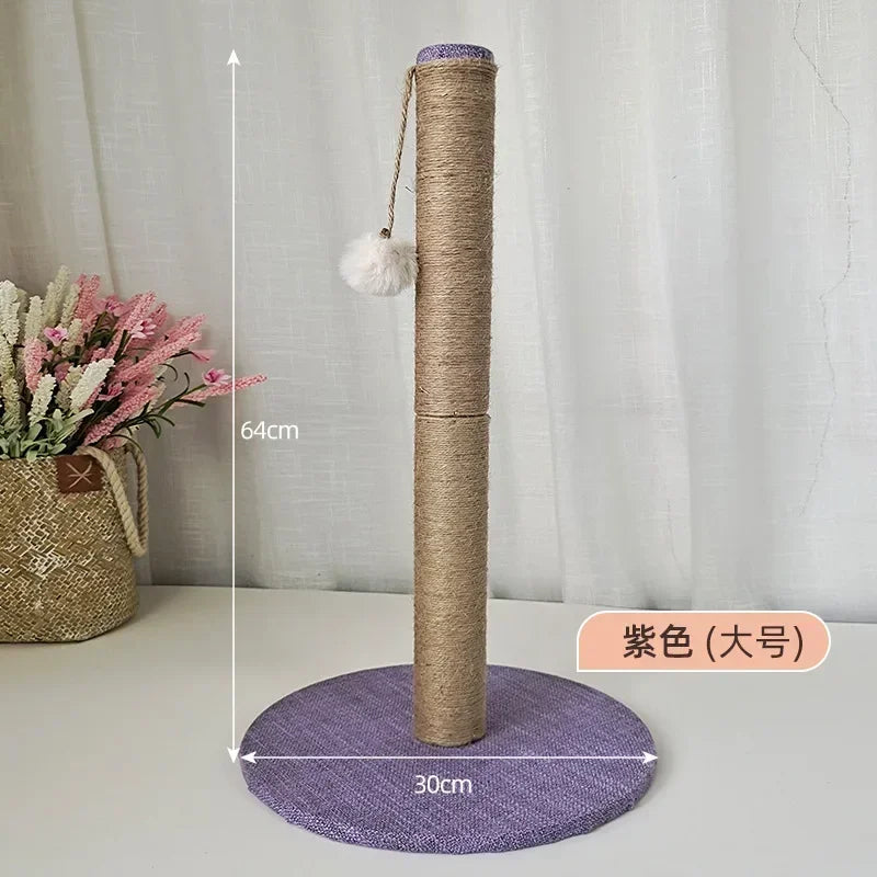 Arbre à chat en tour griffoir sisal et lin DIY - Modèle ClawMaster