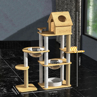 Arbre a chat design - Bois - Félissime