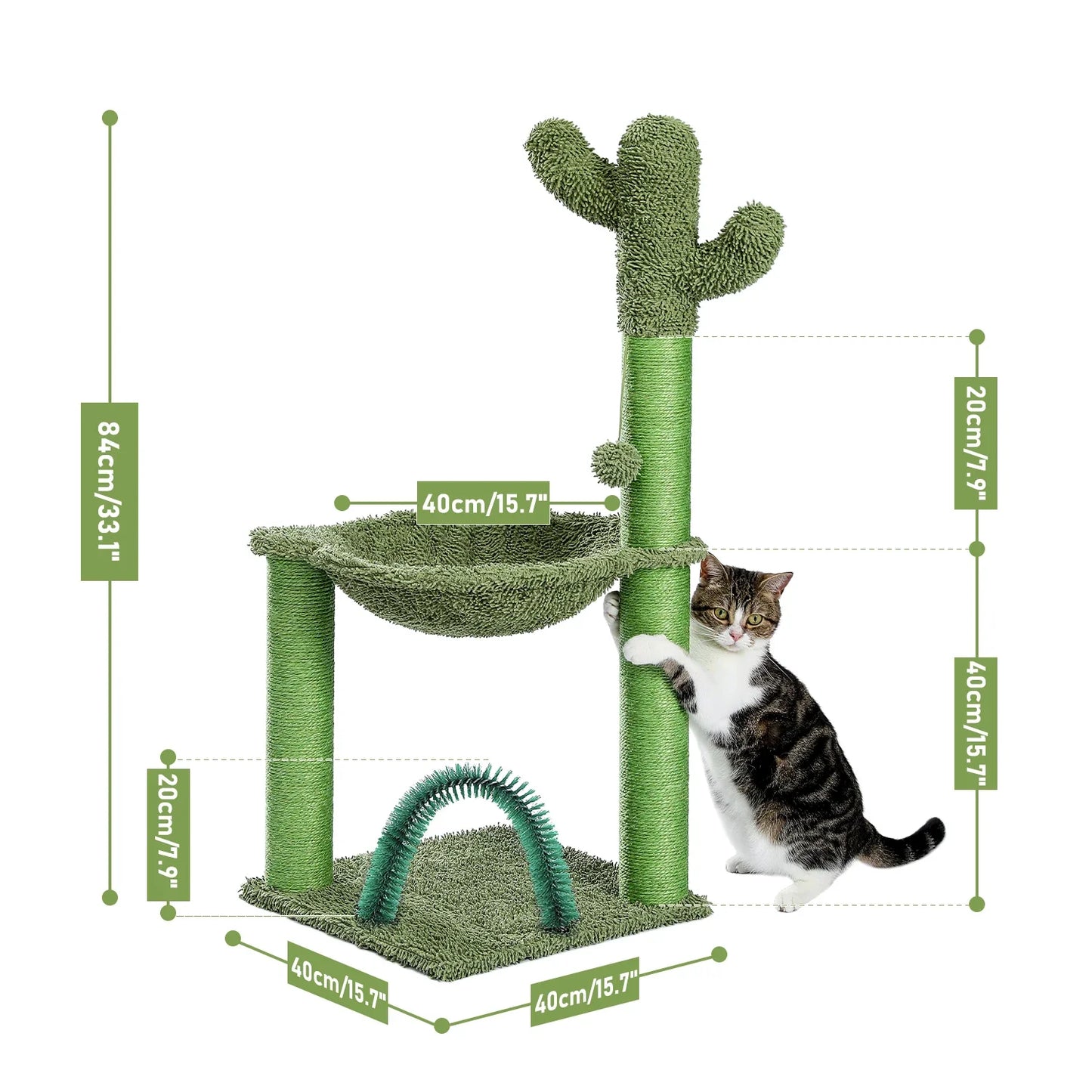Arbre a chat Cactus - Vert - PurrCactus