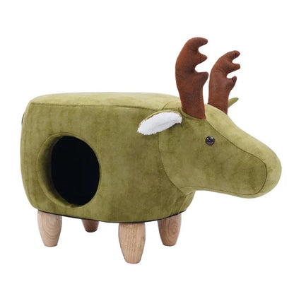 Arbre a chat design pouf en forme d'hippopotame - Modèle HippoHaven