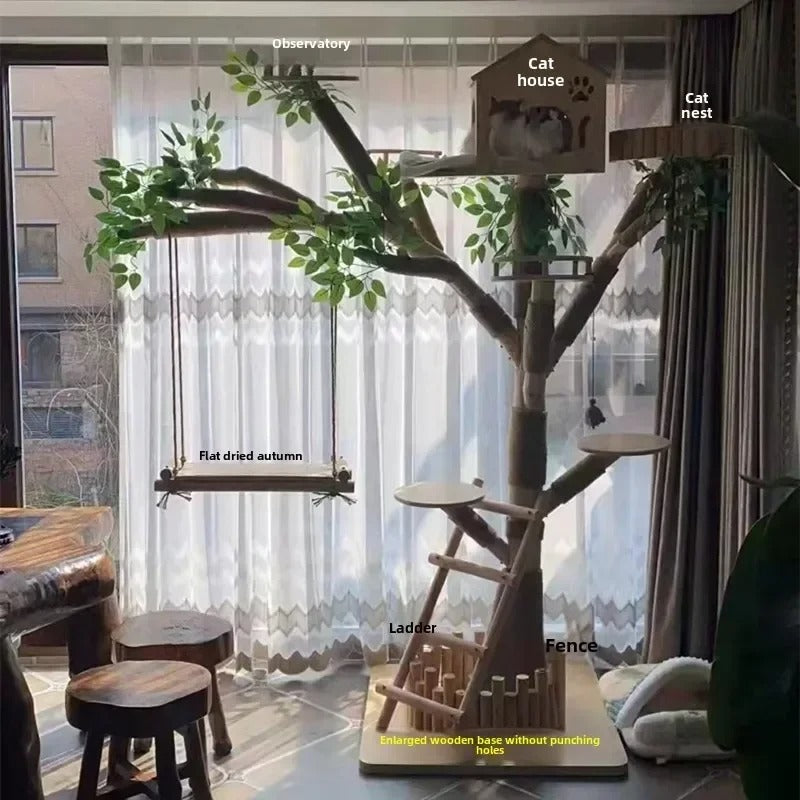 Arbre à chat design naturel - Chat paradis